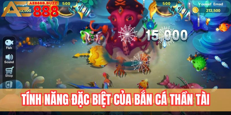 Tính năng đặc biệt của bắn cá thần tài